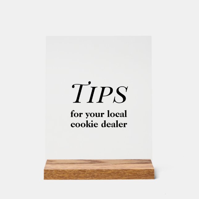 Tips Sign (Front)