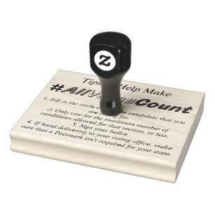 Tips to Make Sure All Votes Count Hand Stamp