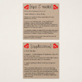 Tips & Tricks Lipstick (Front & Back)