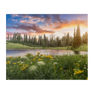 Tipsoo Lake of Mt.Rainier Acrylic Print