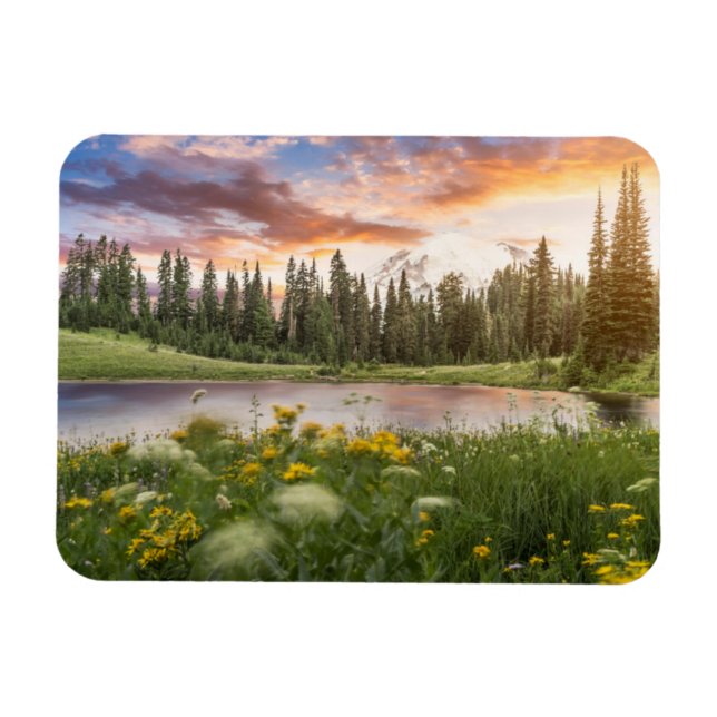 Tipsoo Lake of Mt.Rainier Magnet (Horizontal)