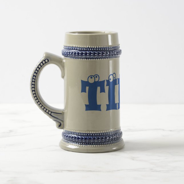 TIPSY BEER STEIN (Left)
