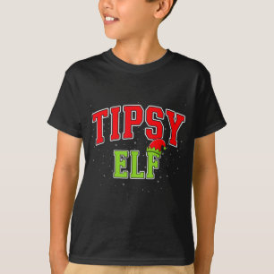 Tipsy Elf Christmas Family Matching Group Xmas  T-Shirt