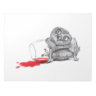 Tipsy Owl Notepad