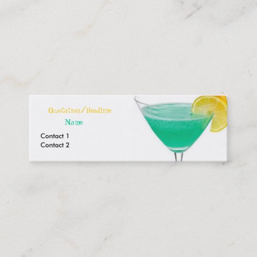 Tipsy Skinny Profile Card Business Card Templates