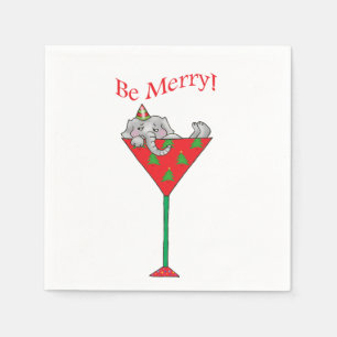 Tipsy-tini's Elephant Napkins