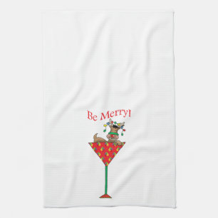 Tipsy-tini's Reindeer Towel