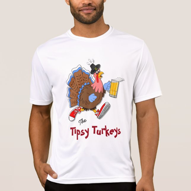 Tipsy Turkey (Beer) - SS Sport-Tek T-Shirt (Front)
