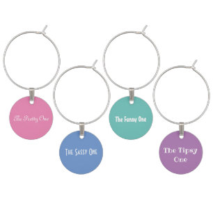 Tipsy Wine Charm