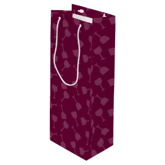 Tipsy Wine Glasses Wine Gift Bag