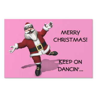 Tiptoe Santa Claus Sign