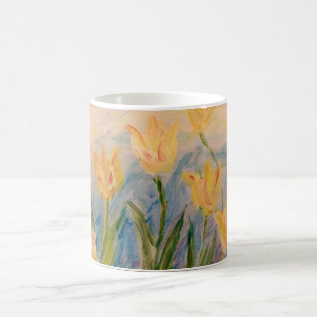 Tiptoeing through the Tulips Coffee Mug (Center)