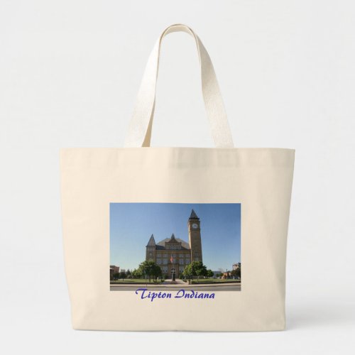 Tipton Indiana Large Tote Bag