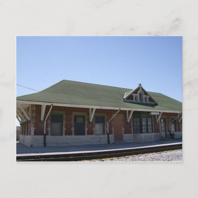 Tipton Train Station Postcard (Front)