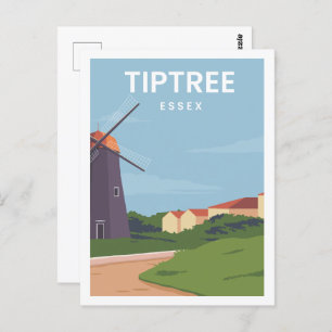 Tiptree Essex Famous Travel Place Illustration Postcard
