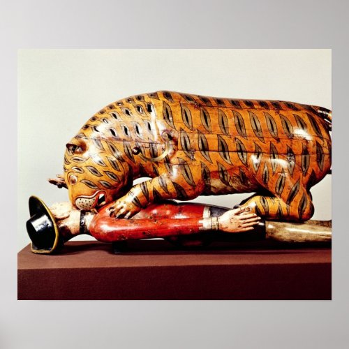 Tipus Tiger c1790 wood Poster