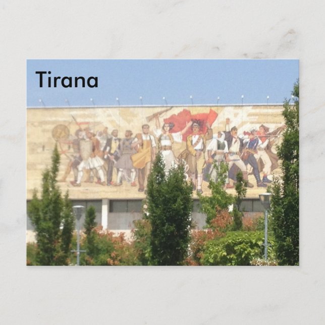 Tirana Postcard (Front)