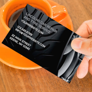 Tire and Auto Repair Business Card Template