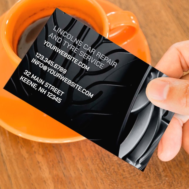 Tire and Auto Repair Business Card Template (Creator Uploaded)