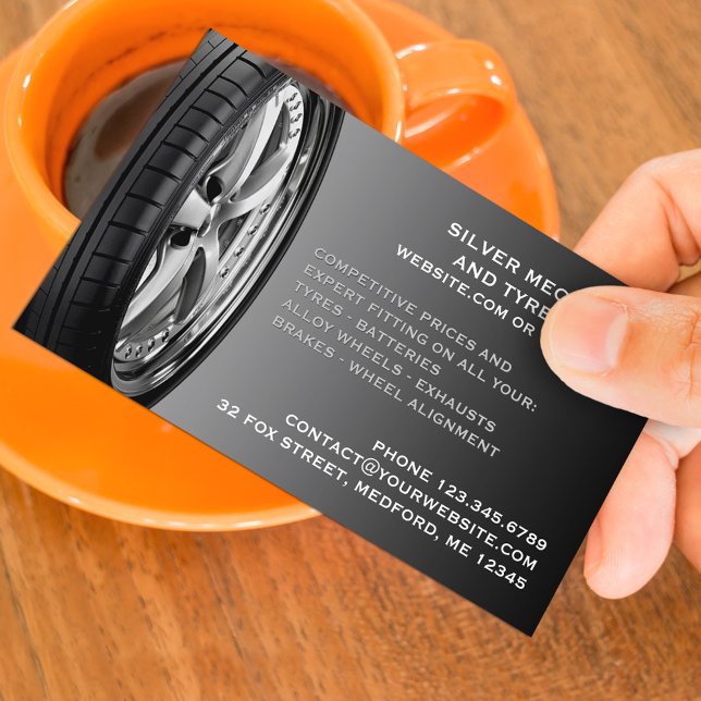 Tire and Auto Repair Business Card Template (Creator Uploaded)