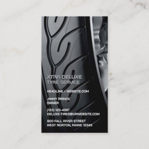 Tire and Auto Repair Business Card Template