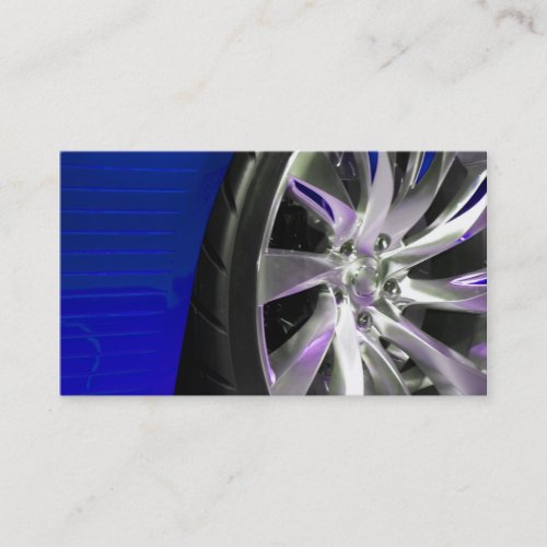 Tire and Rim Sales Business Card Template