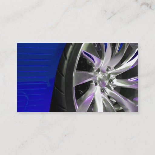 Customizable Tire and Rim Sales Business Card Template