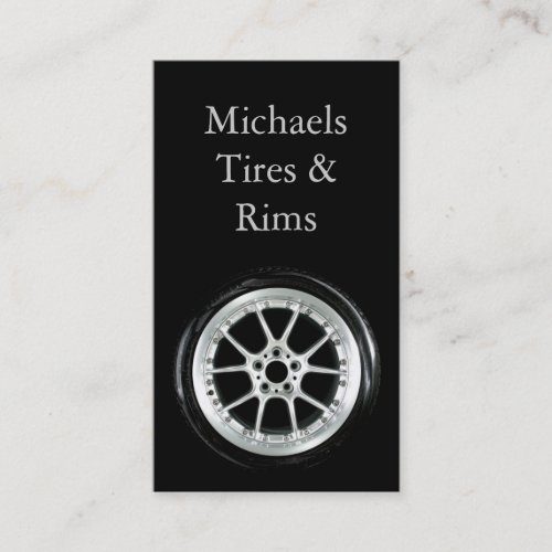 Tire and Rims Business Card Templates