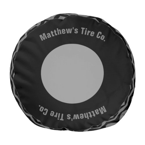 Tire Company Personalized Pouf