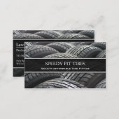 Tire Fitter Photo - Business Card (Front/Back)