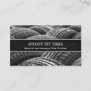 Tire Fitter Photo - Business Card by ImageAustralia at Zazzle