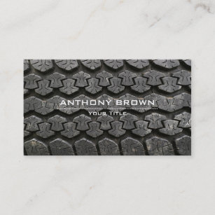 Tire Mounting and Balancing Business Card