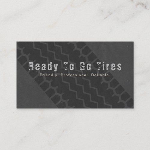 Tire Print Business Card