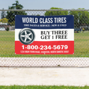 Tire Professionals Sales & Service Banner   Custom