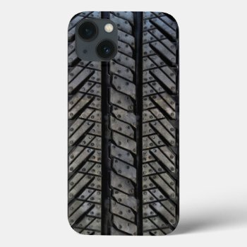 Tire Rubber Thread Automotive Texture Iphone 13 Case by AmericanStyle at Zazzle