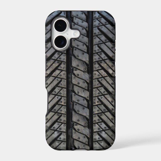 Tire Rubber Thread Automotive Texture Iphone Case (Back)