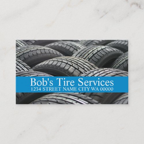 Tire Service Sales Auto Repair Business Card