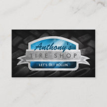 Tire Shop Slogans Business Cards