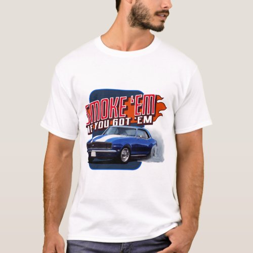 Tire Smoke Camaro T_Shirt