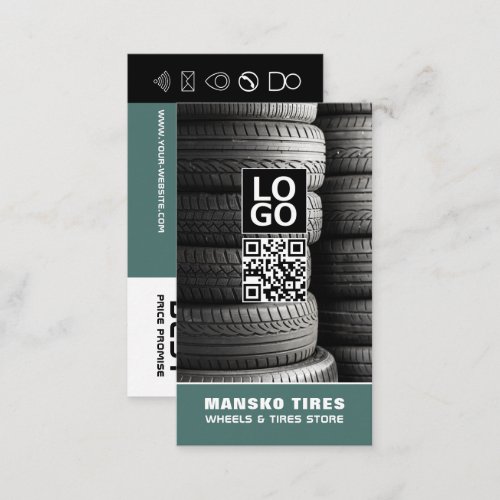 Tire Stack Design TireTyre Specialist Business Card