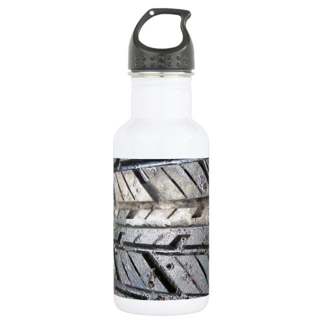 Tire Stainless Steel Water Bottle (Front)