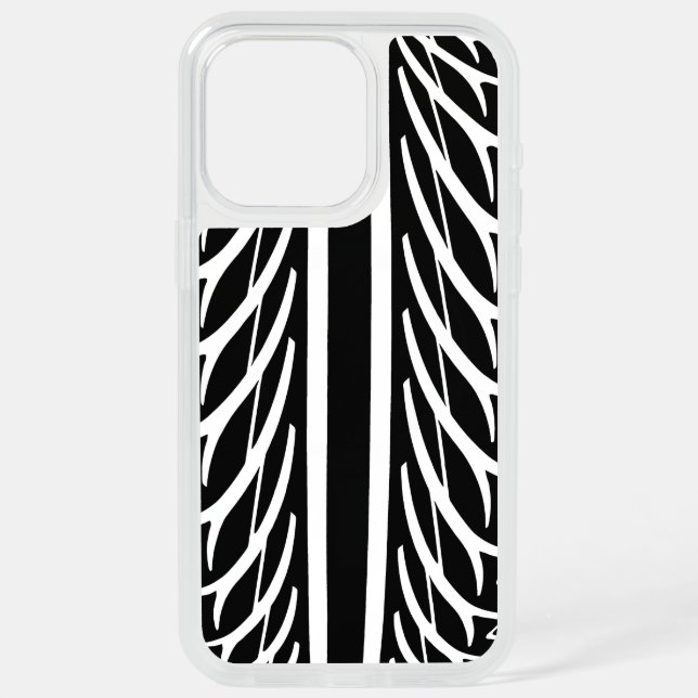 Tire Texture Abstract Pattern iPhone 15 Pro Max Case (Back)