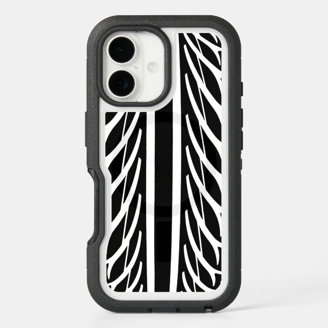 Tire Texture Abstract Pattern Otterbox iPhone Case (Back)