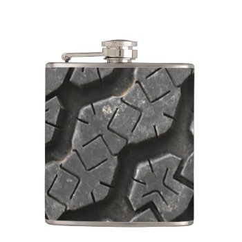 Tire Tread Hip Flask by sagart1952 at Zazzle