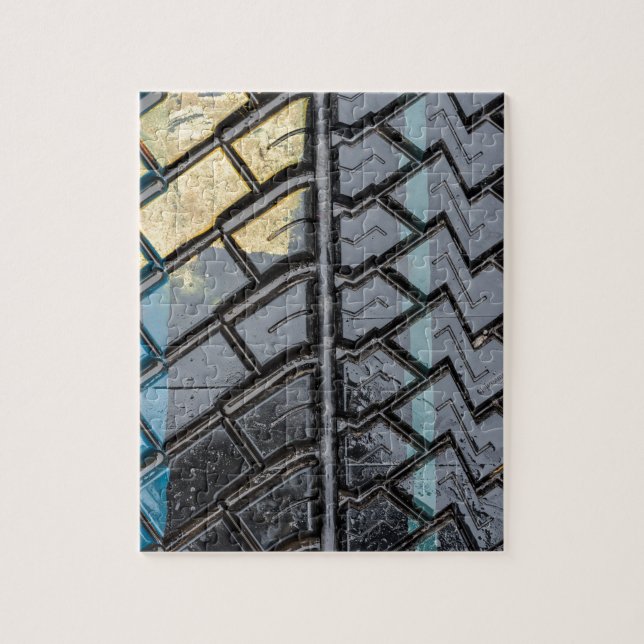 Tire Tread Jigsaw Puzzle (Vertical)