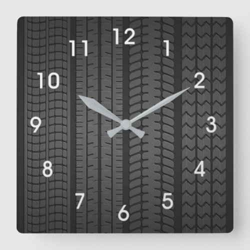 tire tread patterns clock