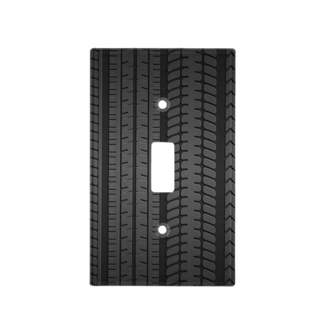 tire tread patterns light switch cover (Front)