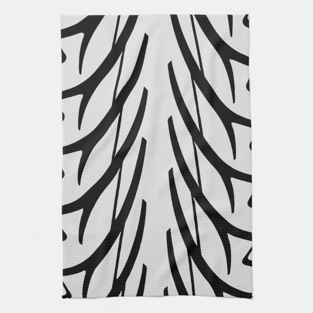 Tire Tread Texture Abstract Pattern  Kitchen Towel (Vertical)