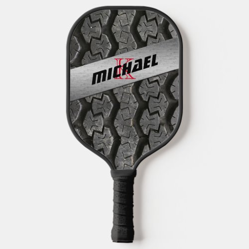 Tire Treads Dinks With Friends Personalized Pickleball Paddle