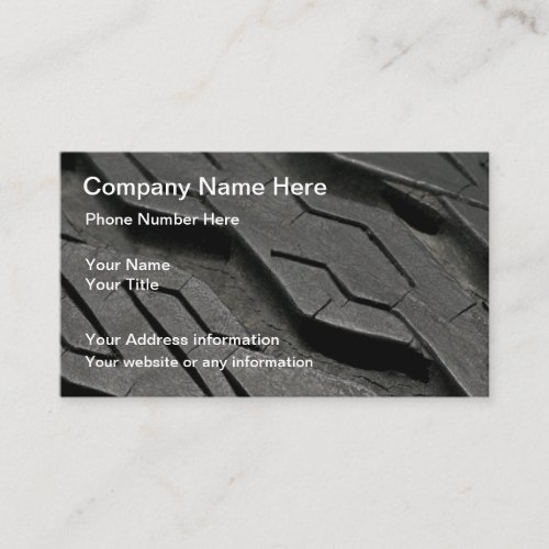 Tire Treat Background Automotive Theme Business Card